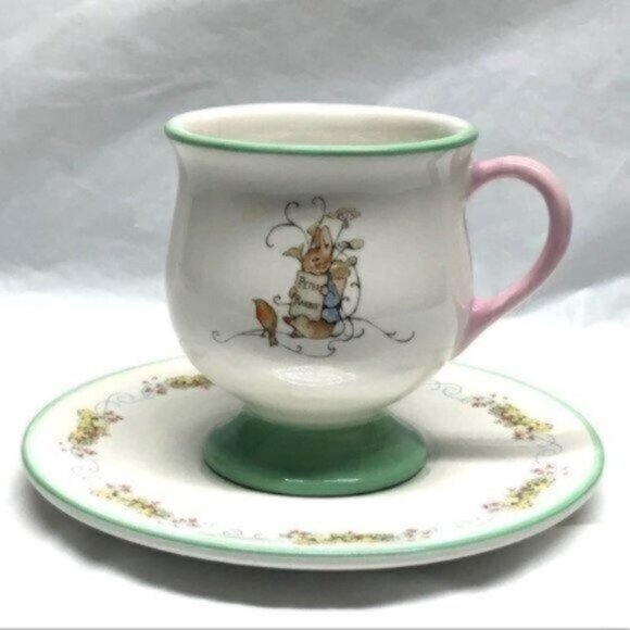 Beatrix Potter Peter Rabbit Collectible Cup & Saucer - Picture 8 of 8